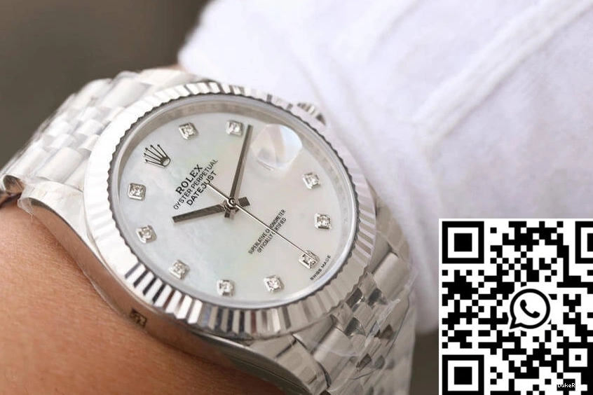 Dial Rolex EW M126334-0020 White Datejust Factory Mother-Of-Pearl 0506